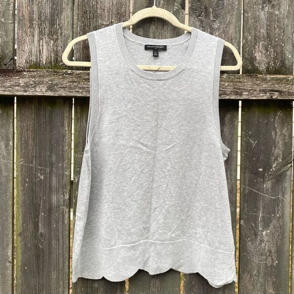 Banana Republic Gray Sleeveless Sweater - Picture 1 of 4
